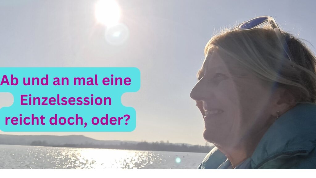 Profil von Frauenkopf mit Sonne am Ammersse